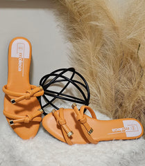 ORANGE TING FLIP FLOP SANDALS