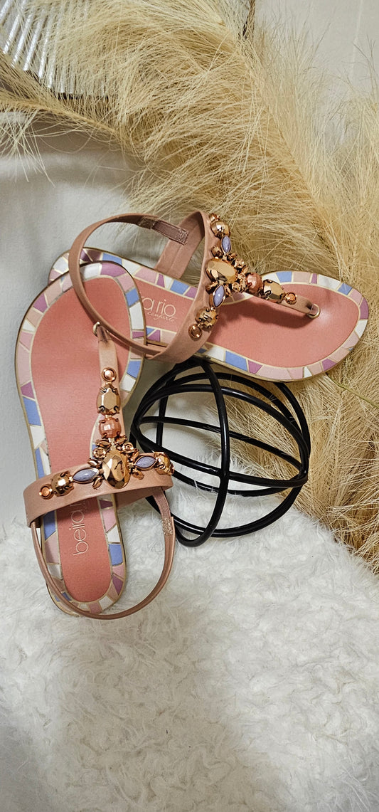 MAYAN JEWELED SANDALS