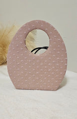OVAL DETAIL HANDBAG