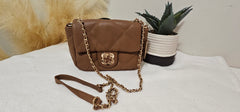 CC ME BIG FLAP PURSE - BROWN