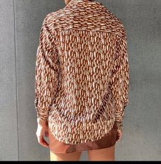 ALL OVER PRINT BUTTON UP SHIRT