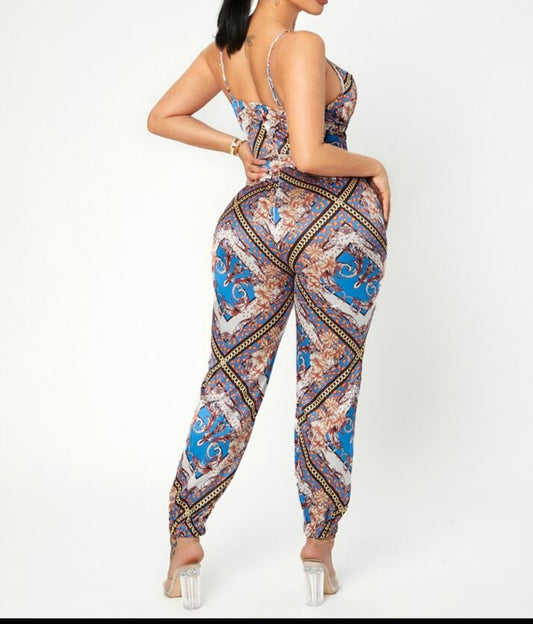 GEOMWTRIC JUMPSUIT
