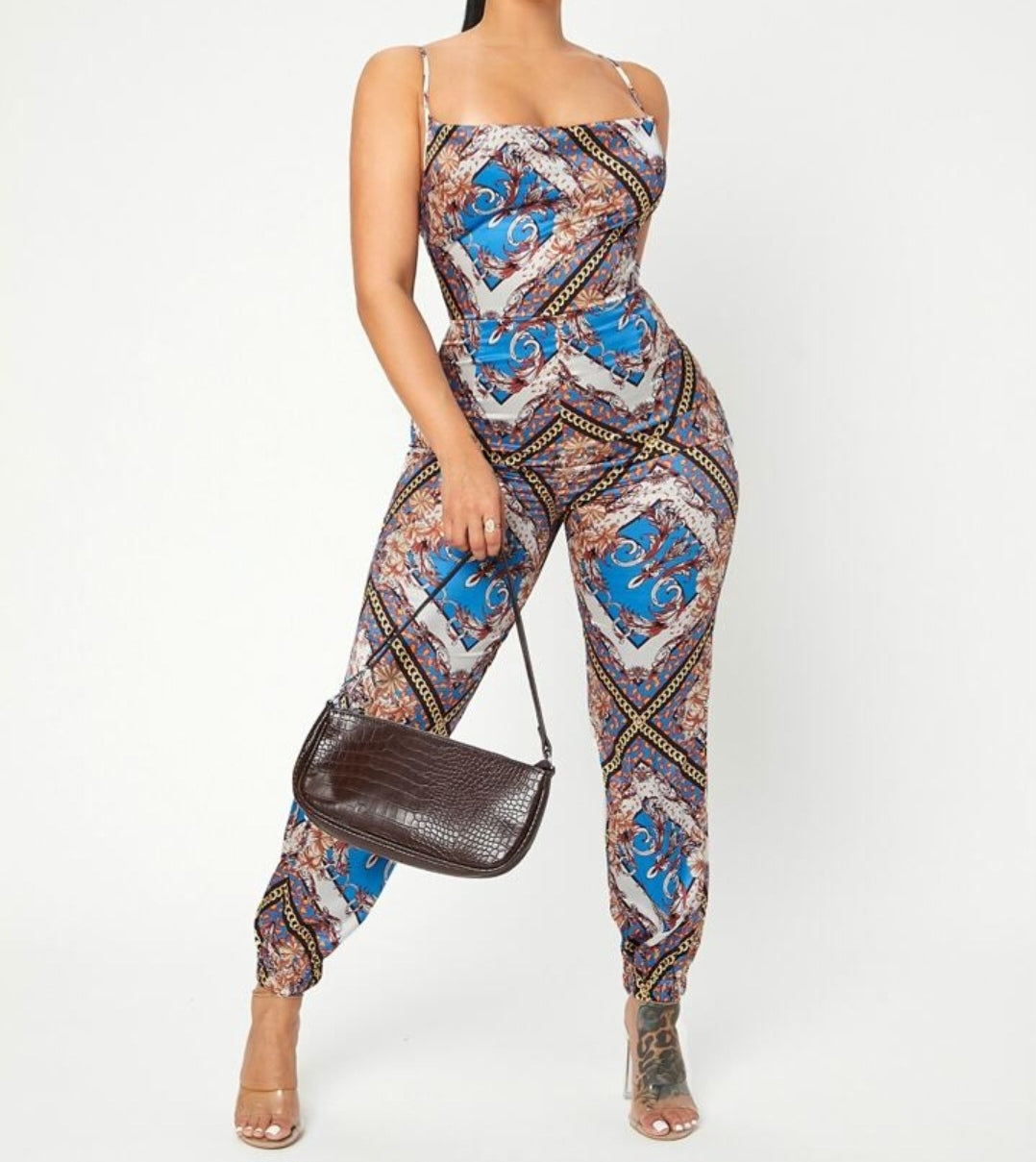 GEOMWTRIC JUMPSUIT