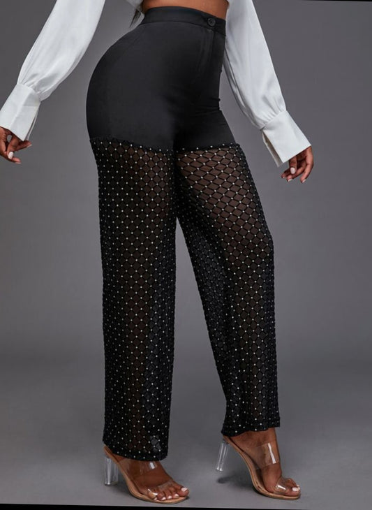 NAYOU RHINSTONE PANTS