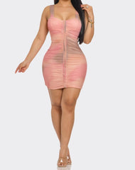 TIE DYE  MINI  DRESS